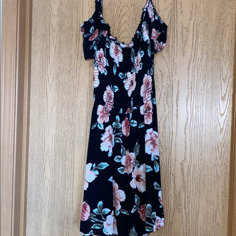 strapless sundress